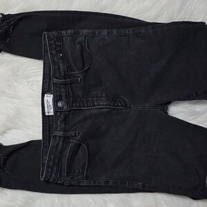 Abercrombie & Fitch Black The Super Skinny Ankle High Rise Denim Jeans Size 6